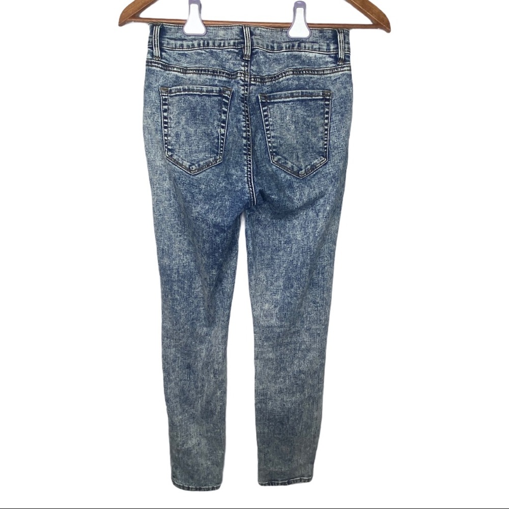 PacSun Acid Wash High-Rise Ankle Leggings - Picture 3 of 11
